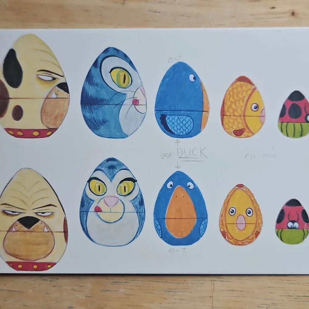 Toy Story Character Art Postcards
